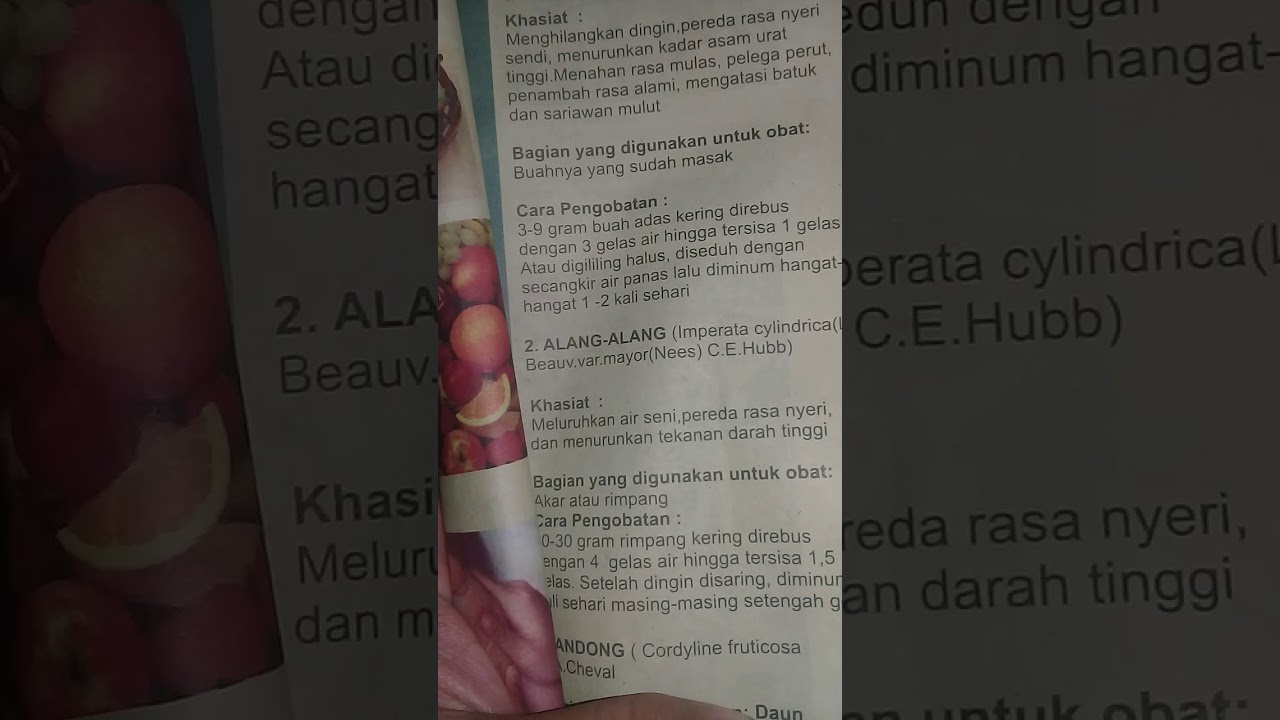 Khasiat tanaman adas, tanaman alang", tanaman 