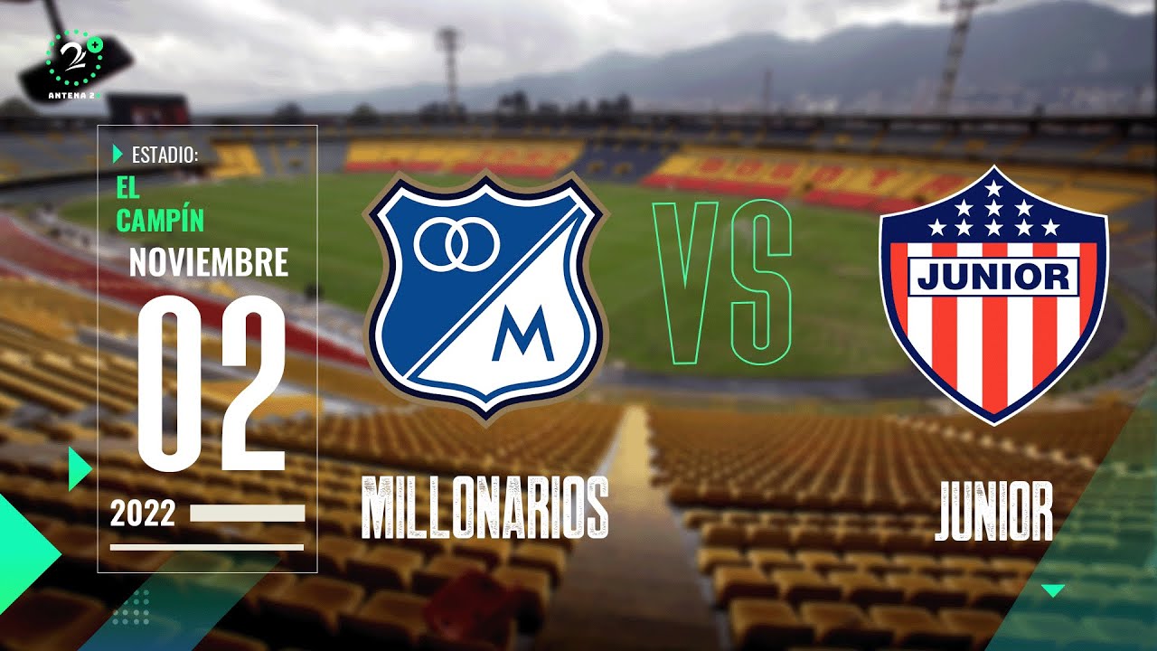 Millonarios Vs. Junior - Final Copa Betplay | EN VIVO - YouTube