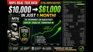 🚀 Full 1-Month Real Tick Data Backtest
