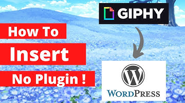 Animated GIF from GIPHY to Wordpress Without ANY plugin