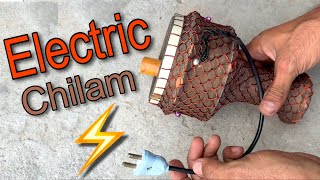 How to make electronic Chilam #hukka #electricchilam #discovermanjeet #experiment