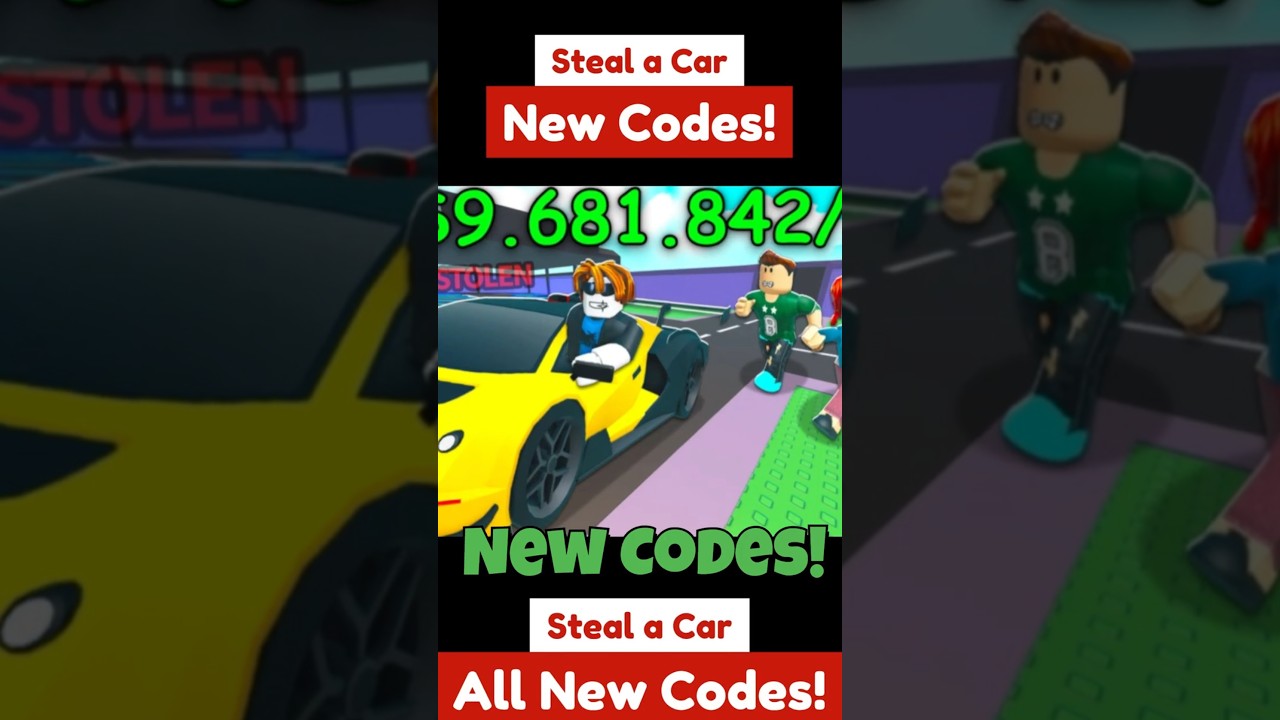 New Steal a Car Codes - New Codes For Steal a Car Roblox  Codes  2025