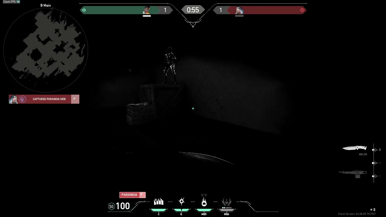 What happens if you have paranoia and fade's 'seize' ability at the same time