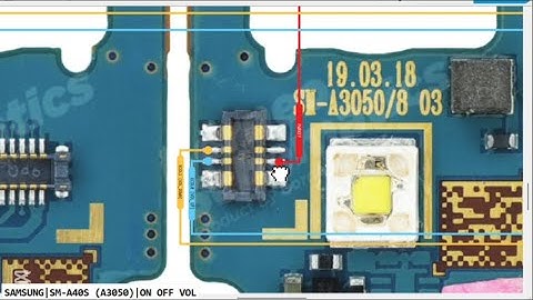 Samsung A40s/SM-A3050 ON OFF VS Volume Keys Not Working problem Solution.Sam A40s power strip Ways📲✅