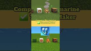 Compare Ultramarine Texture Pack | Texture Maker ✅ #shorts #minecraft #texturemaker