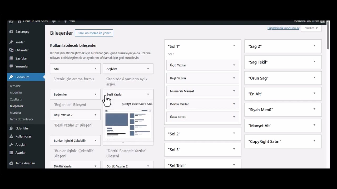 Anka WP Teması'nın Akıllı Bileşenleri 1