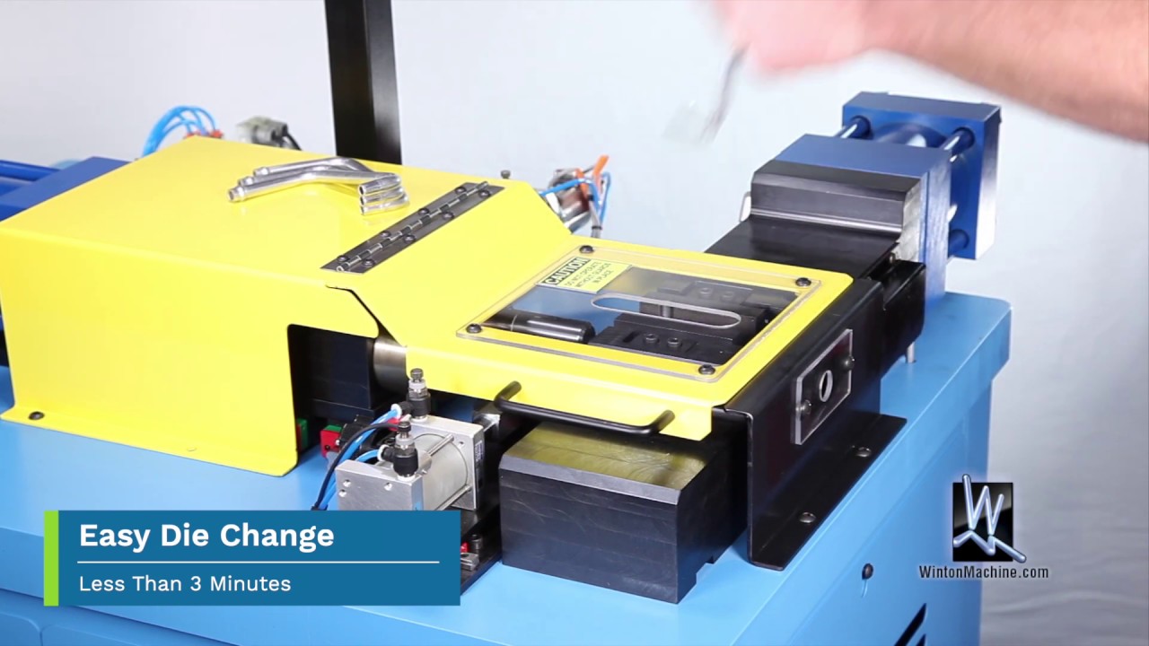 Front & Top Loading End Former | Model DH25H Demonstration | End Forming Machines by Winton Machine