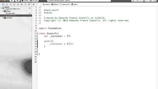 Swift Tutorial 7   Classes and Stacks