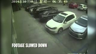 Is this the world&amp;#039;s worst driver? Watch terrible motorist bump car 15 TIMES in epic parking fa