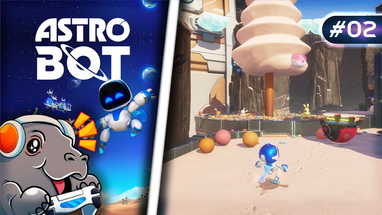 #2 Zwiedzamy Słodką Planetę | Kremowy Kanion [Astro Bot]