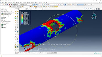 Simulation Eulerian-Lagrangian explosion in the stone tunnel in interaction with soil in Abaqus