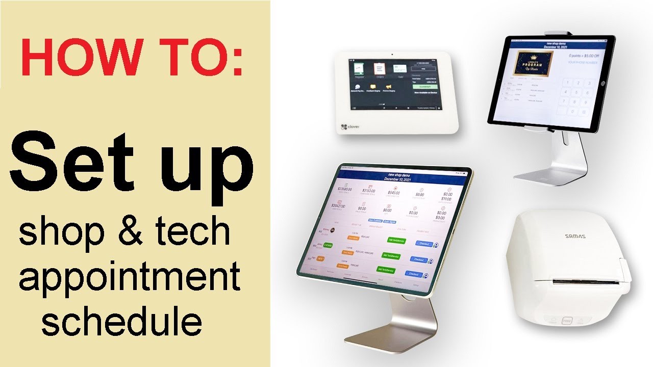 SMART POS system for Nail Salons - set up shop & tech appointment ...