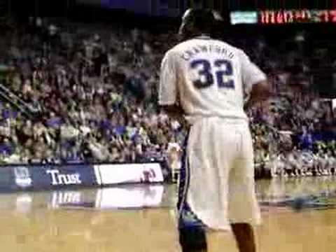 Joe Crawford Hits A Shot Against Georgia At Rupp Arena