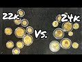 22 karat gold vs 24 karat gold coins