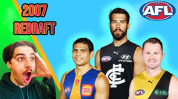 REDRAFTING the 2007 AFL DRAFT!