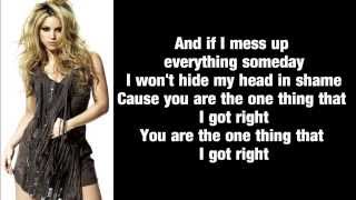 Shakira - The One Thing (Lyrics)