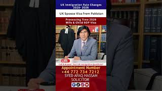 UK Family Visa Update 2026 | Spouse &amp; Child Processing Time Explained.