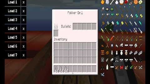 Minecraft 1.7.2 - Mods (toomanyitems,Single player commands) and plane mod