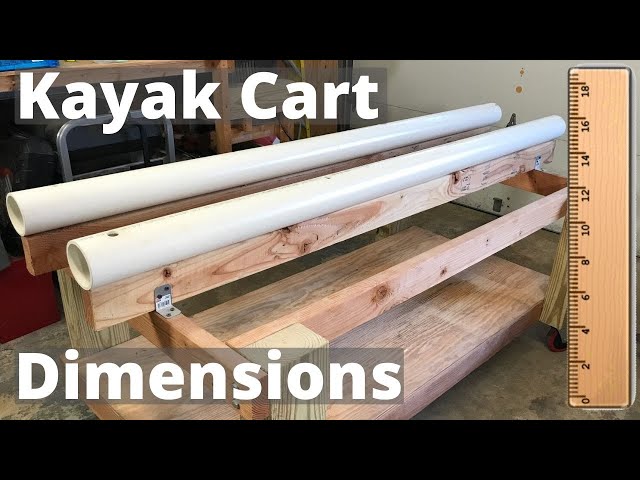 Kayak Storage Cart Build Dimensions - DIY Kayak Cart 