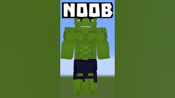 NOOB VS PRO VS HACKER Minecraft Pixel art✨Hulk