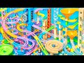 Marble Run 🎮📡🛠️ “Gaming Meets Engineering: The Ultimate Interaction Race ASMR Rollercoaster
