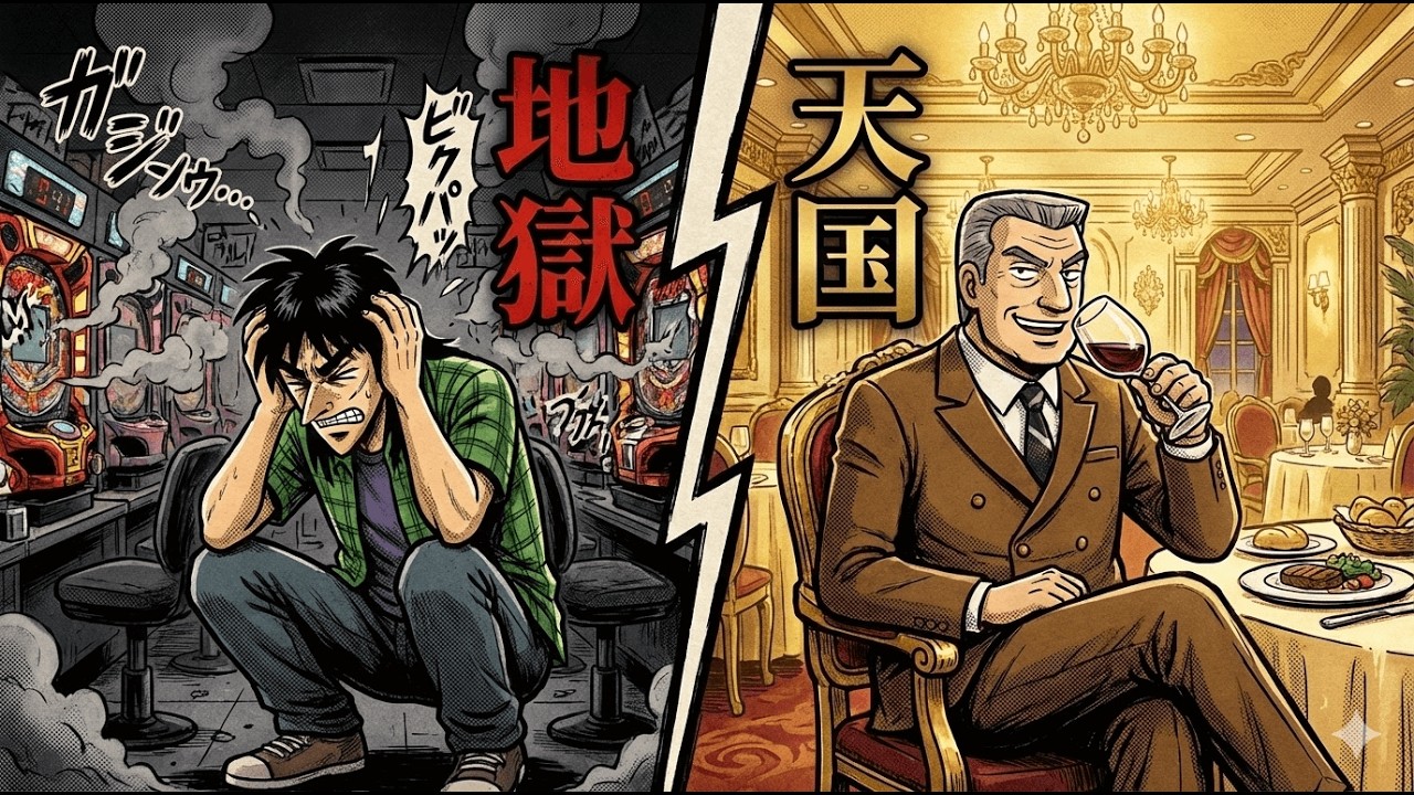 パチスロやめた人、続けた人。20年後の資産格差が残酷すぎる