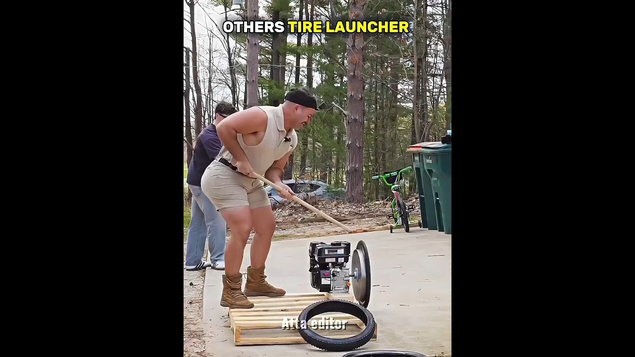 Others Tire Launcher Vs This One ☠️