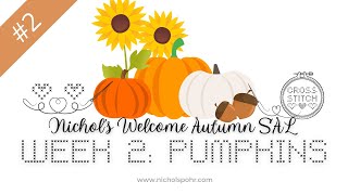 FLOSSTUBE Stitch With Me | Welcome Autumn SAL Week 2
