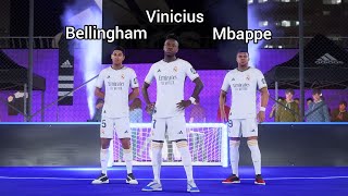 FC 24 VOLTA - Vinicius Mbappe Bellingham vs Zidane Ronaldinho Shearer - VOLTA 3v3