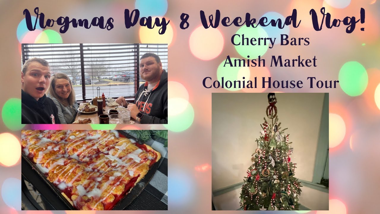 Vlogmas, день 8! Видеоблог выходного дня: бары Cherry, экскурсия по колониальным домам и многое д...