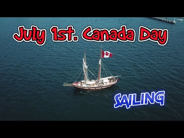 Sights of Sailing On Canada Day.  Kingston, Ontario.  Ep139