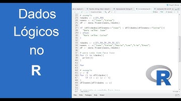 Dados Lógicos na linguagem R (Curso para iniciantes - Aula 9)