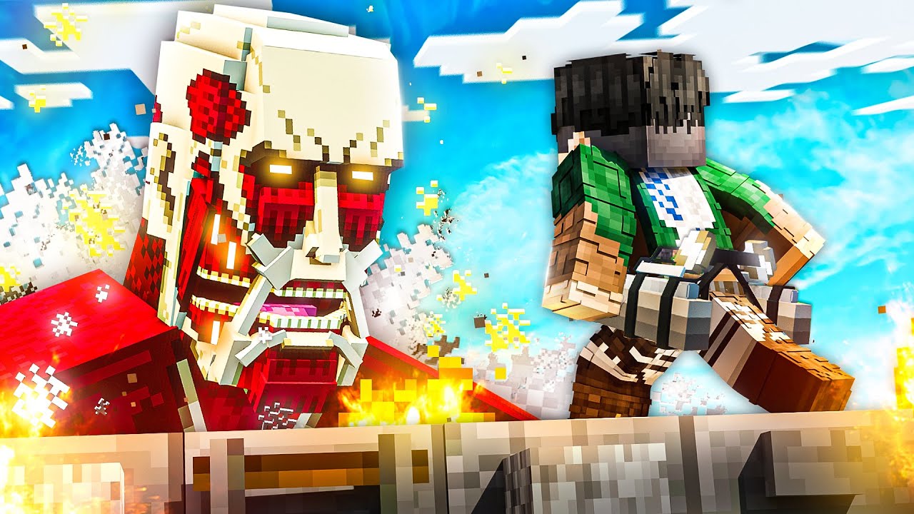 NEW ATTACK ON TITAN MOD!!!  Minecraft [Shingeki no Kyojin - Forge 1.16.5]  