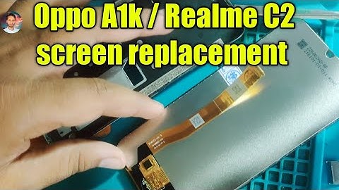 Realme C2 Touch Display Screen Replacement || Oppo A1K LCD Display Touch Folder Fitting Process