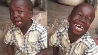 Black boy crying then laughing | African kid crying then laughing | Crying And Laughing meme