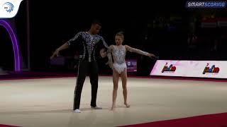 Ella HANNA SANZ & Jordan FRANKLIN (GBR) - 2019 junior European Champions, all-around