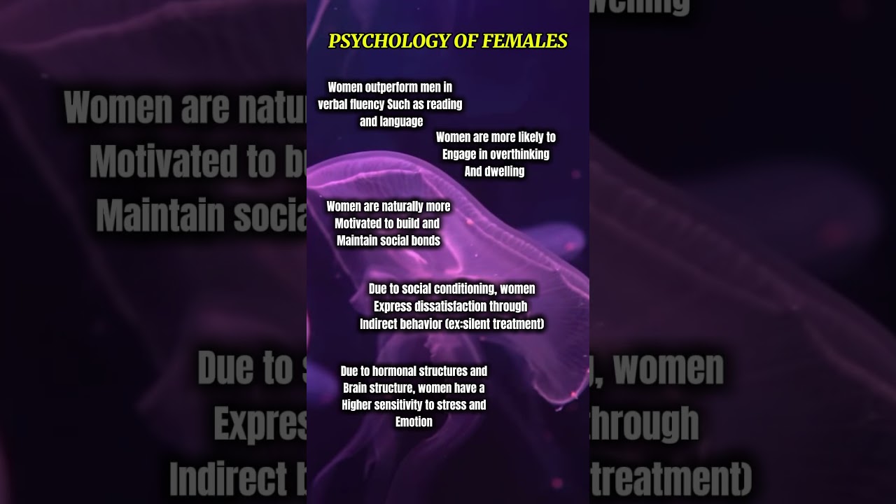Guarda THE PSYCHOLOGY OF FEMALES #psychology #awareness #mindset #explorepage #explore #education #trending su YouTube Guarda THE PSYCHOLOGY OF FEMALES #psychology #awareness #mindset #explorepage #explore #education #trending su YouTube
