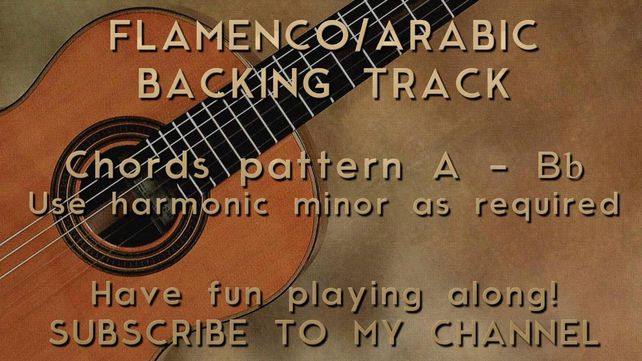 Backing Track Flamenco/Arabic Harmonic Minor A/Bb
