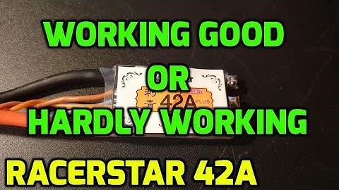 Racerstar Tatto 42A ESC // Review and Noise Testing