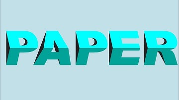 Paper Cut Text In CorelDRAW | | Typography  illustration In CorelDRAW  | CorelDRAW Tutorial