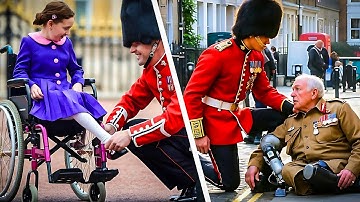 Royal Guards BREAK Character in the Most Heartfelt Moments !!