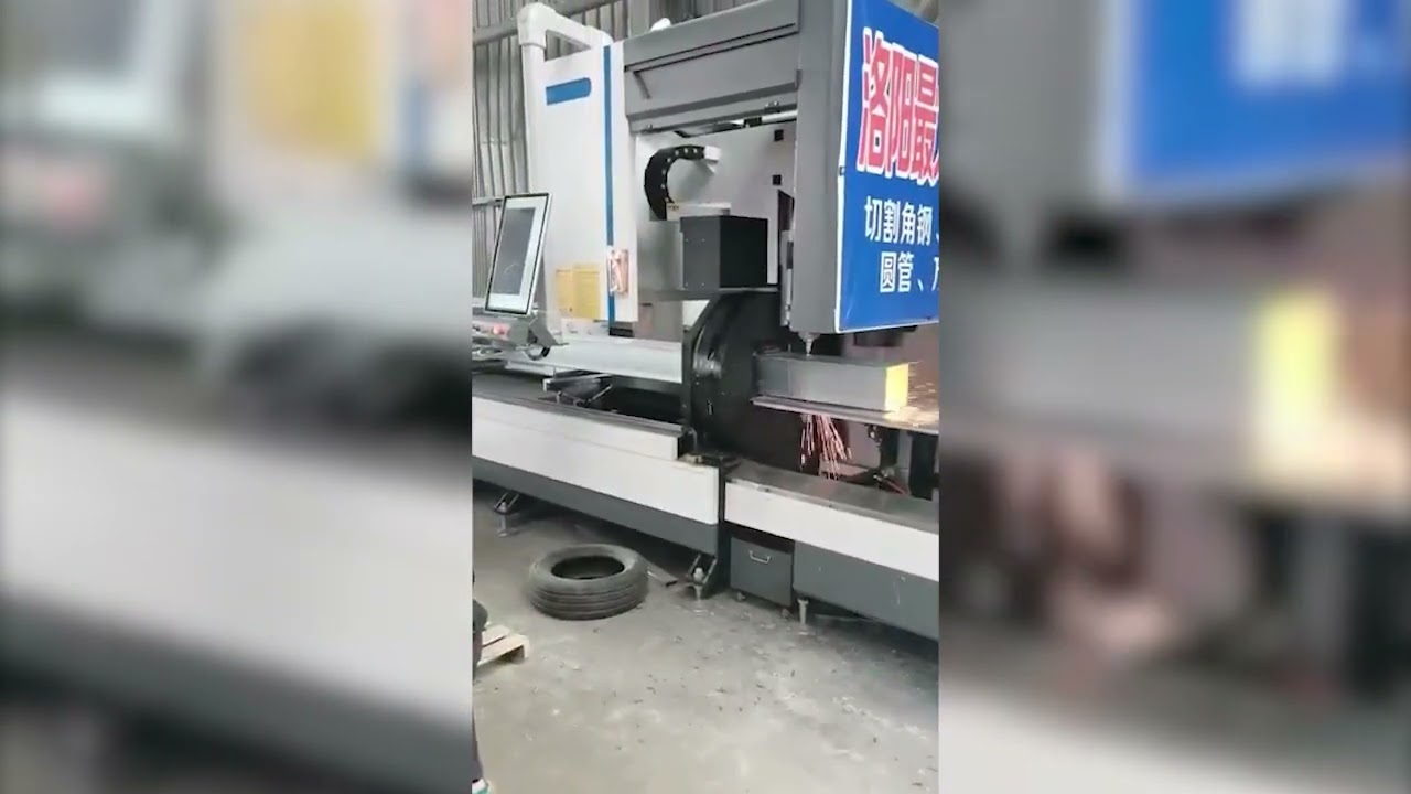 Резка квадратной трубы на оптоволоконном лазере для резки труб STL ...