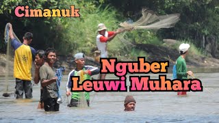 Serunya Menjala Ikan Di Sungai Cimanuk