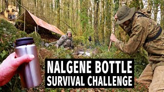Living out of a BOTTLE in the Wild! | 1vs1 DUAL SURVIVAL CHALLENGE
