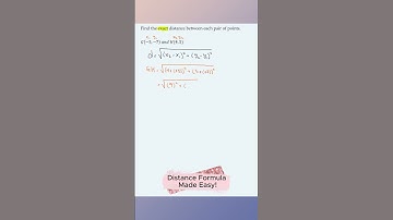 Geometry Distance Formula Explained Visually 👀📐#math #geometry #shorts