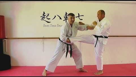 juji uke Bunkai Strategies 2017 week 22 koryu karate oyo jutsu