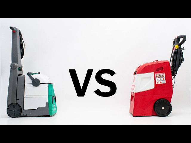 Bissell Big Green Machine vs Rug Doctor Mighty Pro X3 - YouTube