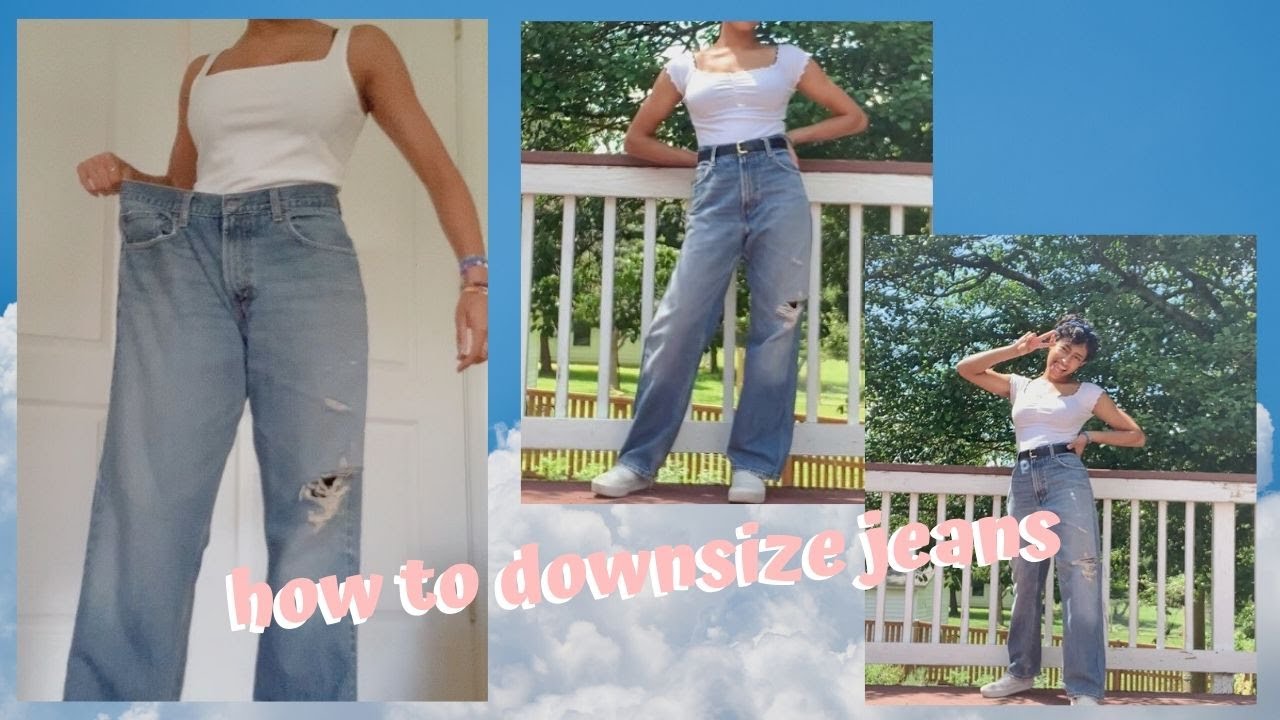 How to Alter a Pair of Jeans! YouTube
