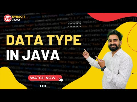 Data Type in java | What is a data type in Java?