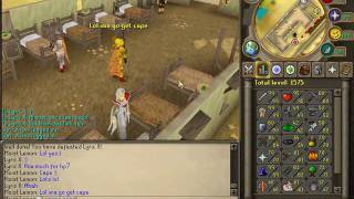 RuneScape 99 Attack Cape Trimmed In HD